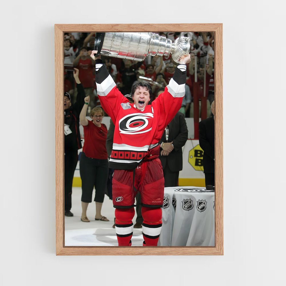 Poster Victorieux sur Glace – affiche Hockey sur glace (vue 4)